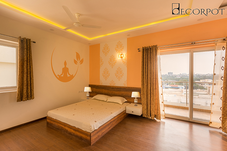 Master Bedroom Interior Design Bangalore- MBR 2-3BHK, Bannerghatta Road, Bangalore